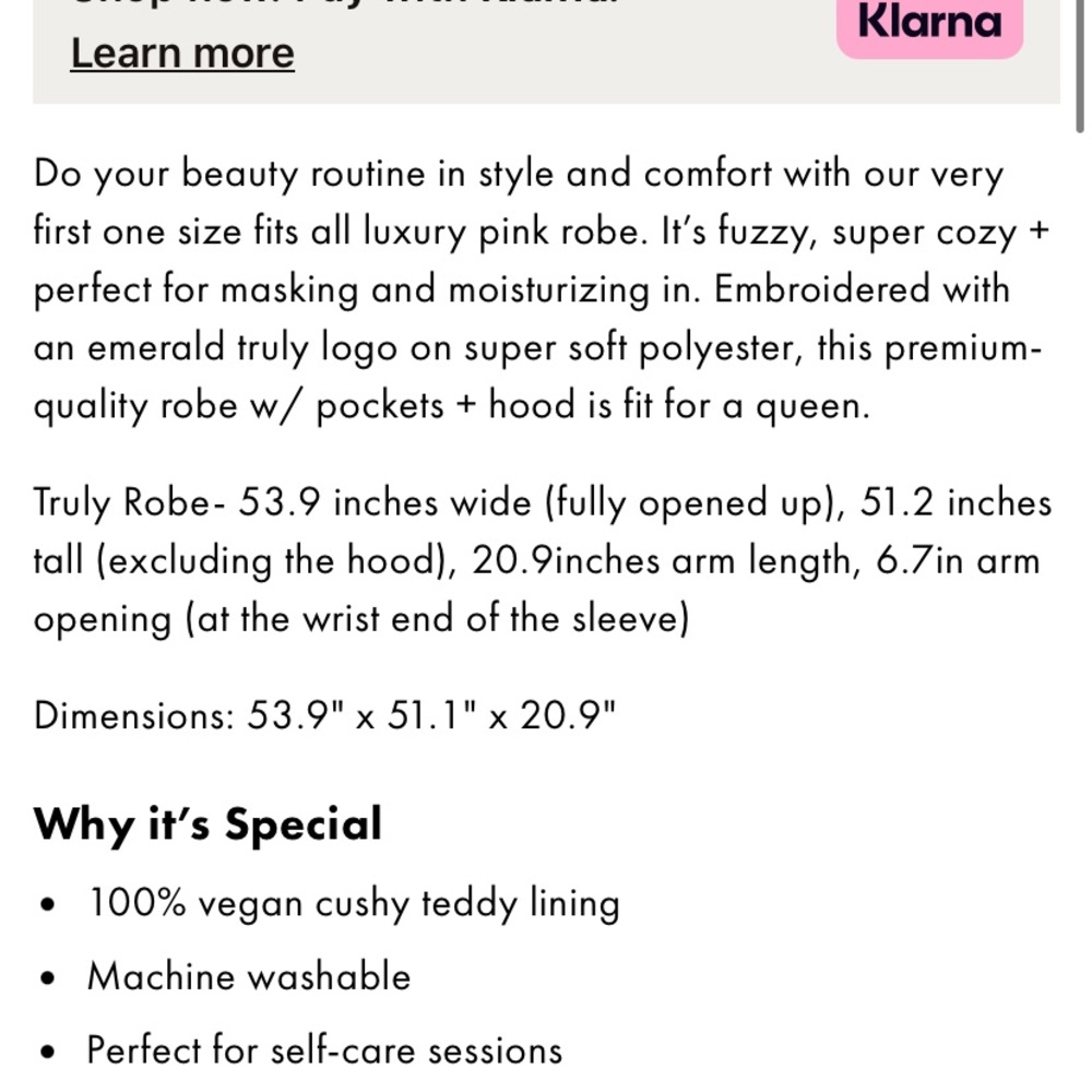 Truly Beauty Luxury Robe - Picture 4 of 8